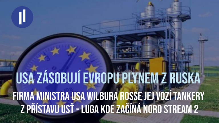 Američané zásobují Evropu plynem z Ruska. Firma tankuje zkapalněný plyn tam, kde začíná Nord Stream 2 