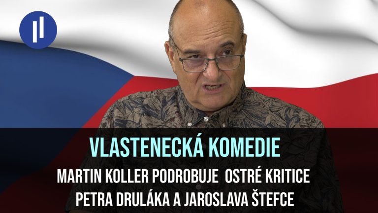 Vlastenecká komedie? Martin Koller se zamýšlí nad tím, jestli jsou Petr Drulák a Jaroslav Štefec opravdoví vlastenci?