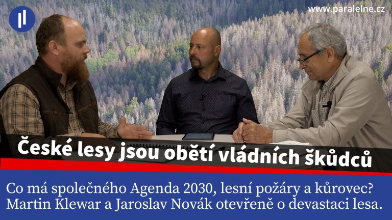 České lesy obětí Agendy 2030 pod taktovkou vládních škůdců a nadnárodních korporací.