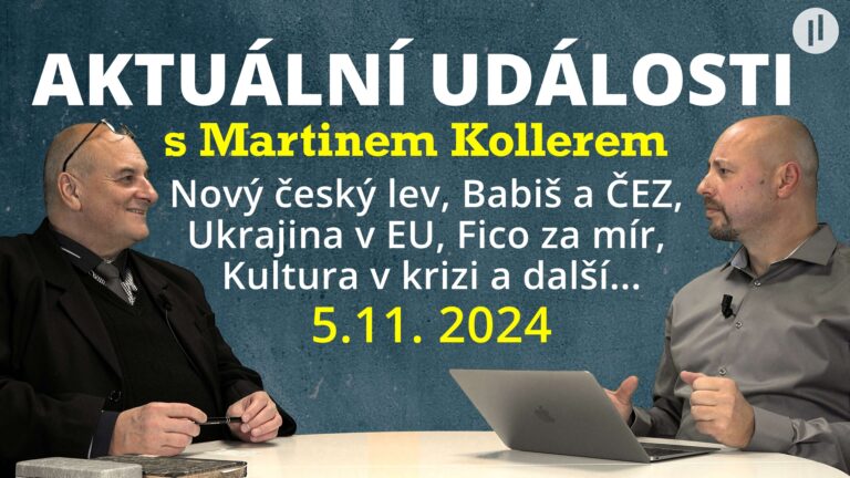 Aktuální události s Martinem Kollerem – Český lev, Volby v USA, Ukrajina v EU a Fico v ruské televizi – Co se děje v České republice a světě?