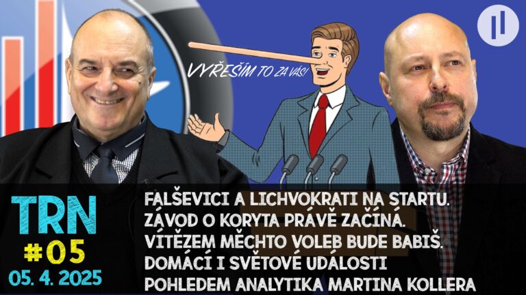 TRN #5 – Celní válka USA, Slintavka… Volby ovládnou falševici a lichvokrati. Co můžeme dělat? Bude dystopie nebo revoluce?